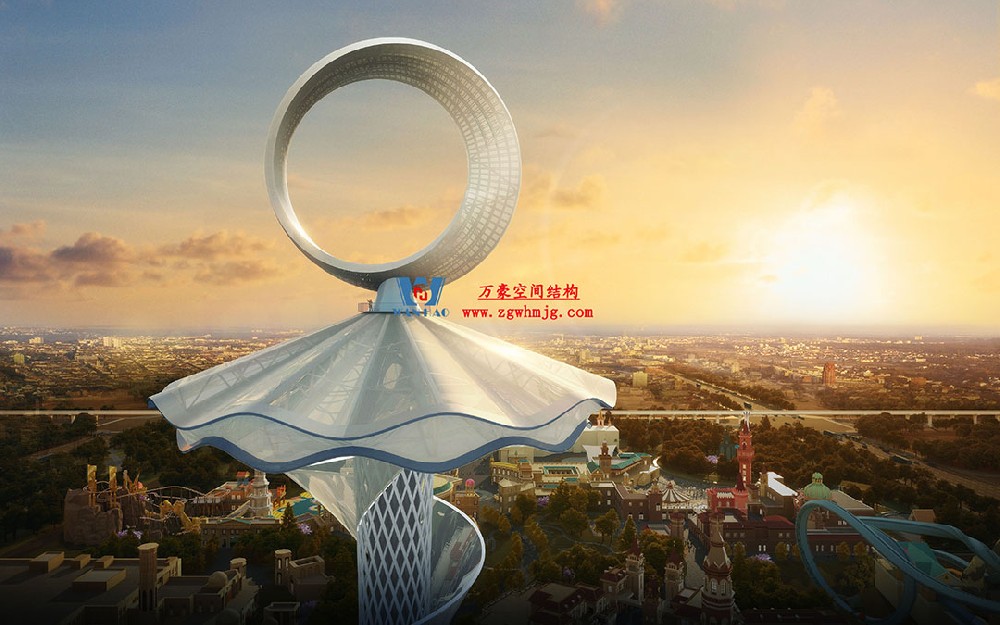 ETFE膜結構地標塔—以愛之名，點亮絲路歡樂世界